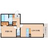 奈良線/奈良駅 バス:13分:停歩5分 2階 1年未満 1LDKの間取り