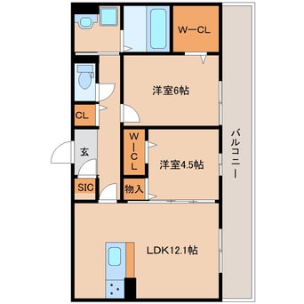 間取図 奈良線/奈良駅 徒歩19分 3階 建築中