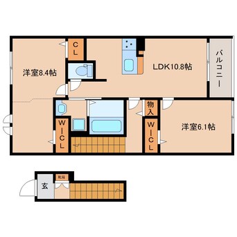 間取図 大和路線・関西本線/奈良駅 バス10分宮の森町西口下車:停歩5分 2階 建築中
