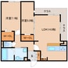 近鉄難波線・奈良線/近鉄奈良駅 徒歩6分 1階 1年未満 2LDKの間取り