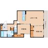 近鉄難波線・奈良線/近鉄奈良駅 徒歩6分 2階 1年未満 2LDKの間取り