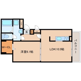間取図 近鉄難波線・奈良線/近鉄奈良駅 バス15分北神殿下車:停歩18分 1階 建築中