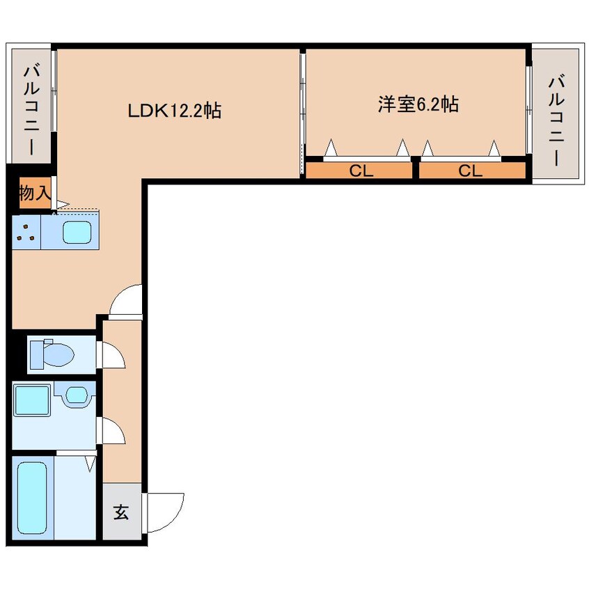 間取図 近鉄難波線・奈良線/近鉄奈良駅 バス15分北神殿下車:停歩18分 1階 建築中