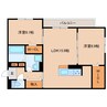 奈良線/奈良駅 徒歩9分 2階 1年未満 2LDKの間取り