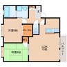 近鉄大阪線（近畿）/二上駅 徒歩15分 2階 築23年 2LDKの間取り