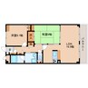 近鉄大阪線（近畿）/五位堂駅 徒歩2分 4階 築23年 2LDKの間取り