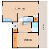 近鉄大阪線（近畿）/近鉄下田駅 徒歩8分 1階 築33年 1LDKの間取り