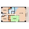 近鉄大阪線（近畿）/二上駅 徒歩10分 5階 築29年 3LDKの間取り