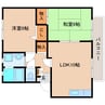 近鉄大阪線（近畿）/二上駅 徒歩10分 2階 築29年 2LDKの間取り