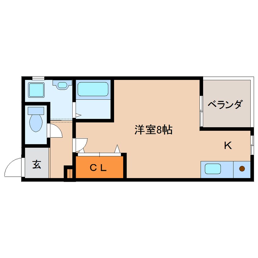 間取図 近鉄大阪線（近畿）/五位堂駅 徒歩3分 4階 築24年