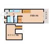 近鉄大阪線（近畿）/二上駅 徒歩7分 3階 築31年 1Kの間取り