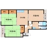 和歌山線/志都美駅 徒歩5分 1階 築47年 3DKの間取り
