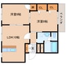 近鉄南大阪線/当麻寺駅 徒歩3分 2階 築26年 2LDKの間取り