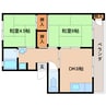 近鉄大阪線（近畿）/近鉄下田駅 徒歩7分 5階 築47年 2DKの間取り