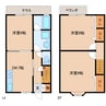 近鉄大阪線（近畿）/五位堂駅 徒歩5分 1-2階 築26年 3DKの間取り
