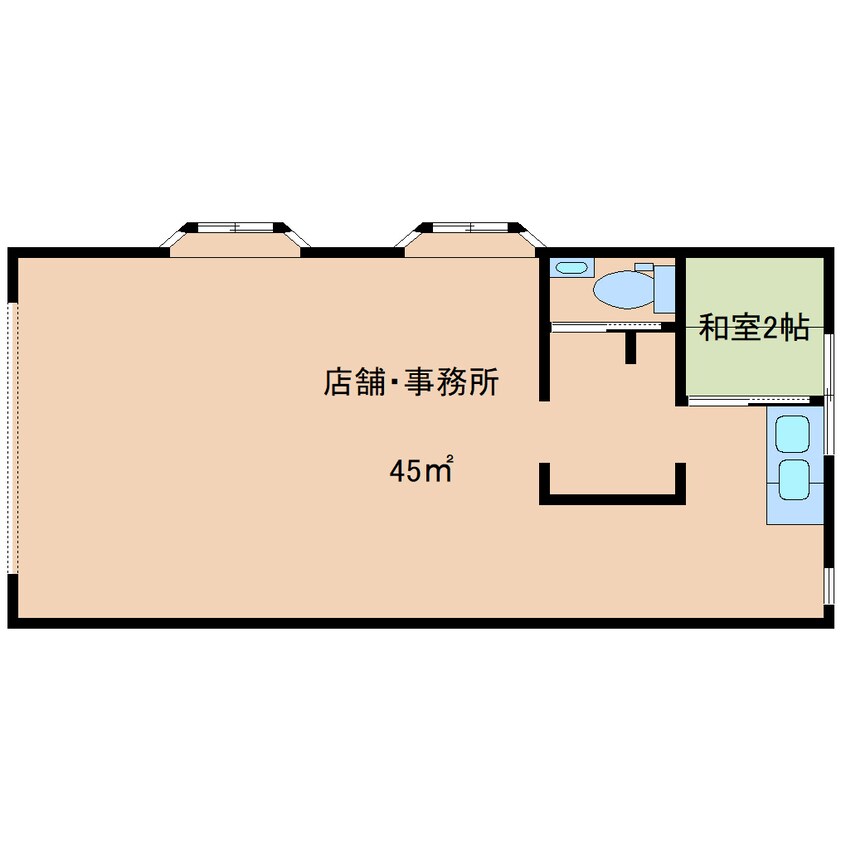 間取図 和歌山線/志都美駅 徒歩17分 2階 築24年