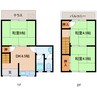 近鉄大阪線（近畿）/近鉄下田駅 徒歩10分 1-2階 築37年 3DKの間取り