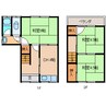 近鉄大阪線（近畿）/近鉄下田駅 徒歩10分 1階 築38年 3DKの間取り