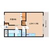 近鉄大阪線（近畿）/近鉄下田駅 徒歩7分 2階 築21年 1LDKの間取り