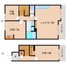近鉄大阪線（近畿）/二上駅 徒歩5分 2-3階 築20年 3LDKの間取り
