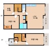 近鉄大阪線（近畿）/二上駅 徒歩5分 2-3階 築20年 3LDKの間取り