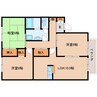 近鉄大阪線（近畿）/近鉄下田駅 徒歩7分 2階 築32年 3LDKの間取り