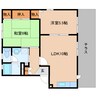 近鉄大阪線（近畿）/五位堂駅 徒歩5分 1階 築24年 2LDKの間取り