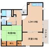 近鉄大阪線（近畿）/五位堂駅 徒歩5分 2階 築24年 2LDKの間取り
