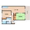 近鉄大阪線（近畿）/五位堂駅 徒歩4分 1階 築26年 2LDKの間取り