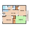 近鉄大阪線（近畿）/近鉄下田駅 徒歩10分 1階 築31年 3DKの間取り