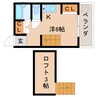 近鉄大阪線（近畿）/二上駅 徒歩6分 1階 築32年 1Rの間取り