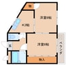 近鉄大阪線（近畿）/関屋駅 徒歩5分 4階 築33年 2Kの間取り