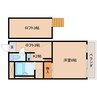 近鉄大阪線（近畿）/五位堂駅 徒歩8分 1階 築26年 1Kの間取り