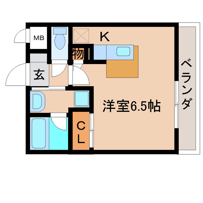 間取図 近鉄大阪線（近畿）/五位堂駅 徒歩5分 1階 築16年