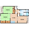 和歌山線/志都美駅 徒歩5分 4階 築47年 3DKの間取り