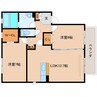 近鉄南大阪線/二上山駅 徒歩2分 2階 築17年 2LDK+Sの間取り