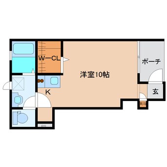 間取図 近鉄大阪線（近畿）/近鉄下田駅 徒歩9分 1階 築16年