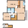 近鉄大阪線（近畿）/二上駅 徒歩5分 2階 築16年 2LDKの間取り