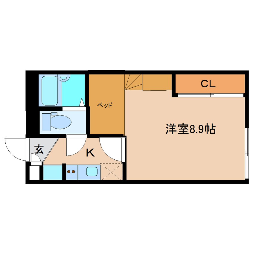 間取図 近鉄大阪線（近畿）/五位堂駅 徒歩3分 1階 築15年