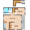 近鉄大阪線（近畿）/二上駅 徒歩11分 2階 築19年 2LDKの間取り
