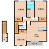 近鉄大阪線（近畿）/二上駅 徒歩12分 2階 築16年 3LDKの間取り