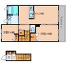 近鉄大阪線（近畿）/近鉄下田駅 徒歩8分 2階 築16年 2LDKの間取り