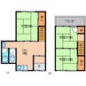 近鉄大阪線（近畿）/五位堂駅 徒歩9分 1階 築42年 3DKの間取り