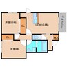 近鉄南大阪線/二上山駅 徒歩2分 1階 築15年 2LDKの間取り