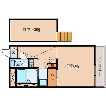 間取図 近鉄大阪線（近畿）/五位堂駅 徒歩8分 1階 築24年