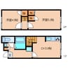 近鉄大阪線（近畿）/五位堂駅 徒歩13分 1-2階 築18年 2DKの間取り