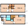 近鉄大阪線（近畿）/五位堂駅 徒歩13分 1-2階 築18年 2DKの間取り