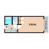 近鉄大阪線（近畿）/二上駅 徒歩16分 3階 築25年 1Kの間取り