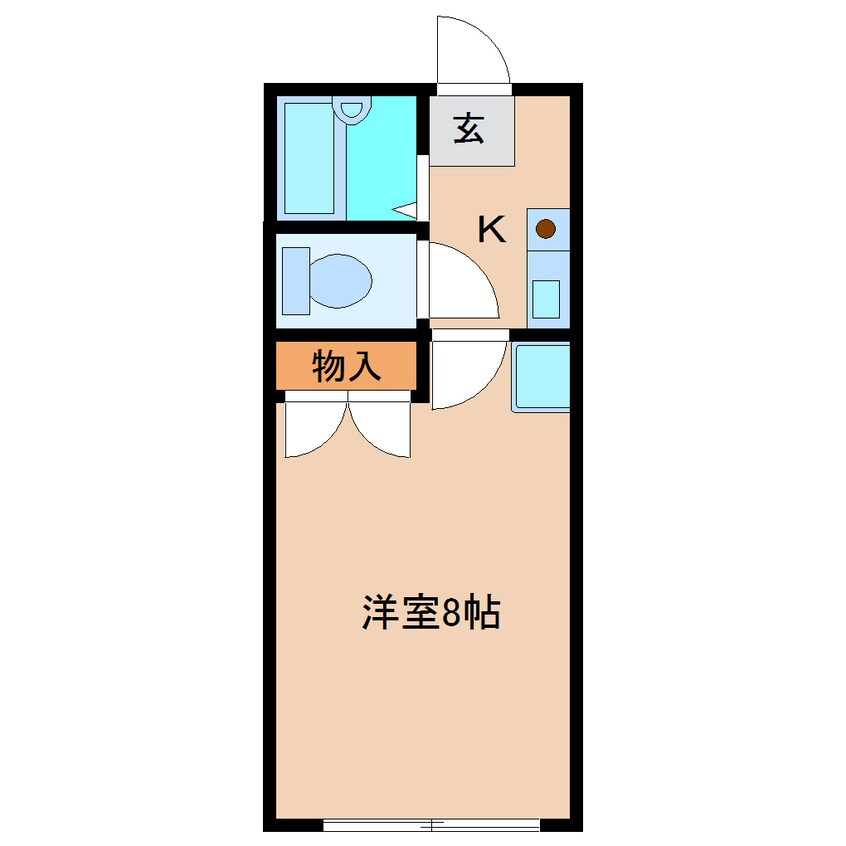 間取図 近鉄大阪線（近畿）/二上駅 徒歩16分 3階 築24年