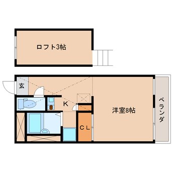 間取図 近鉄大阪線（近畿）/二上駅 徒歩14分 1階 築24年